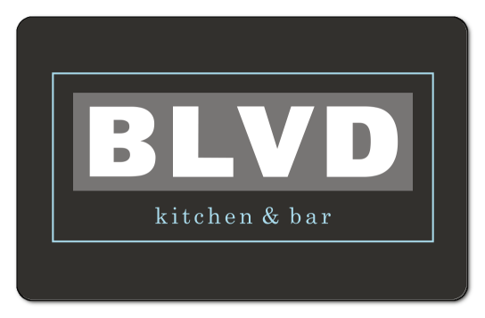 BLVD block text logo on dark grey background